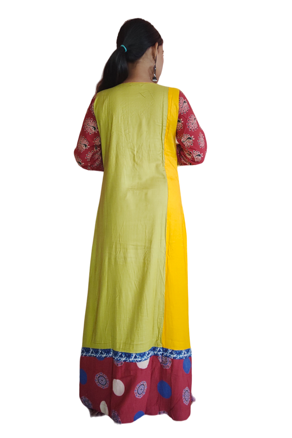 Multi color Gown Long Kurti